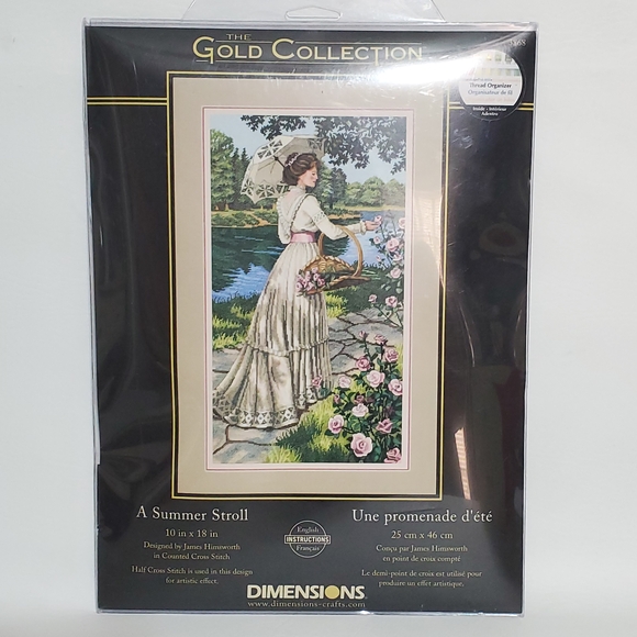 Dimensions Other - Dimensions Gold Collection 'A Summer Stroll' Cross Stitch Kit